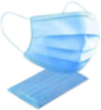 Disposable Masks Blue Face Mask White 3-Layer In Stock Ready to Ship